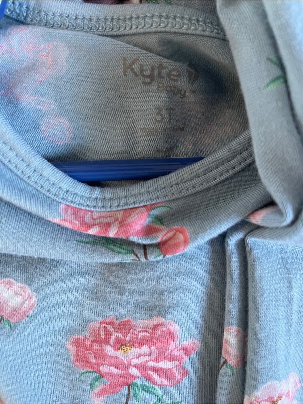 Kyte Baby Peony PJs 3T - Picture 6 of 6